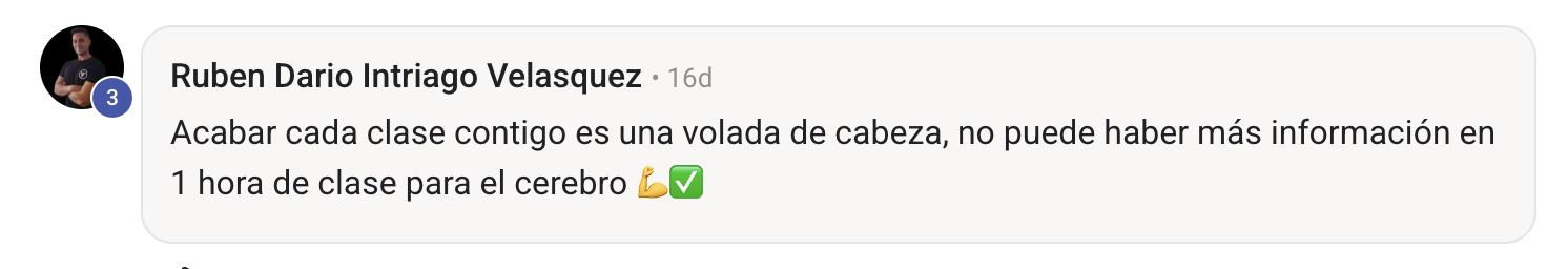 Comentario de alumno