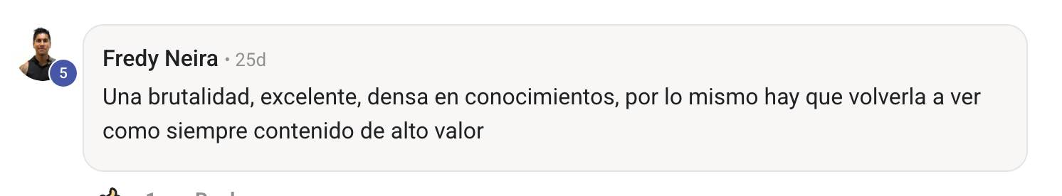 Comentario de alumno